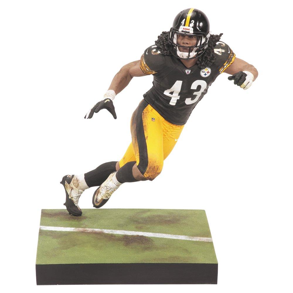 Matt Hasselbeck & Troy Polamalu フィギュア NFL Pittsburgh Steelers McFarlane 2012 Series 29 Troy Polamalu
